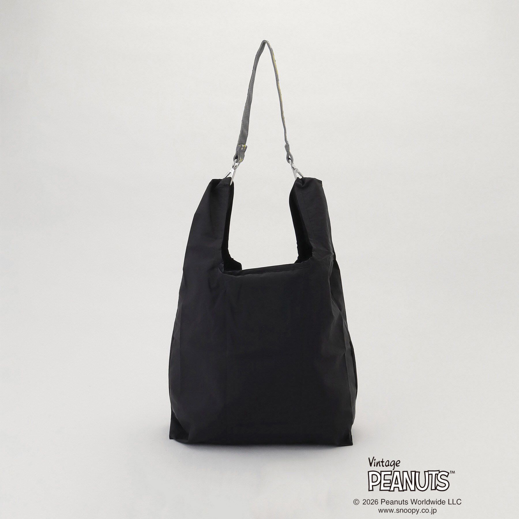 212 KITCHEN STORE「PEANUTS ストラップ付きショッパーバッグ BLACK」|その他|