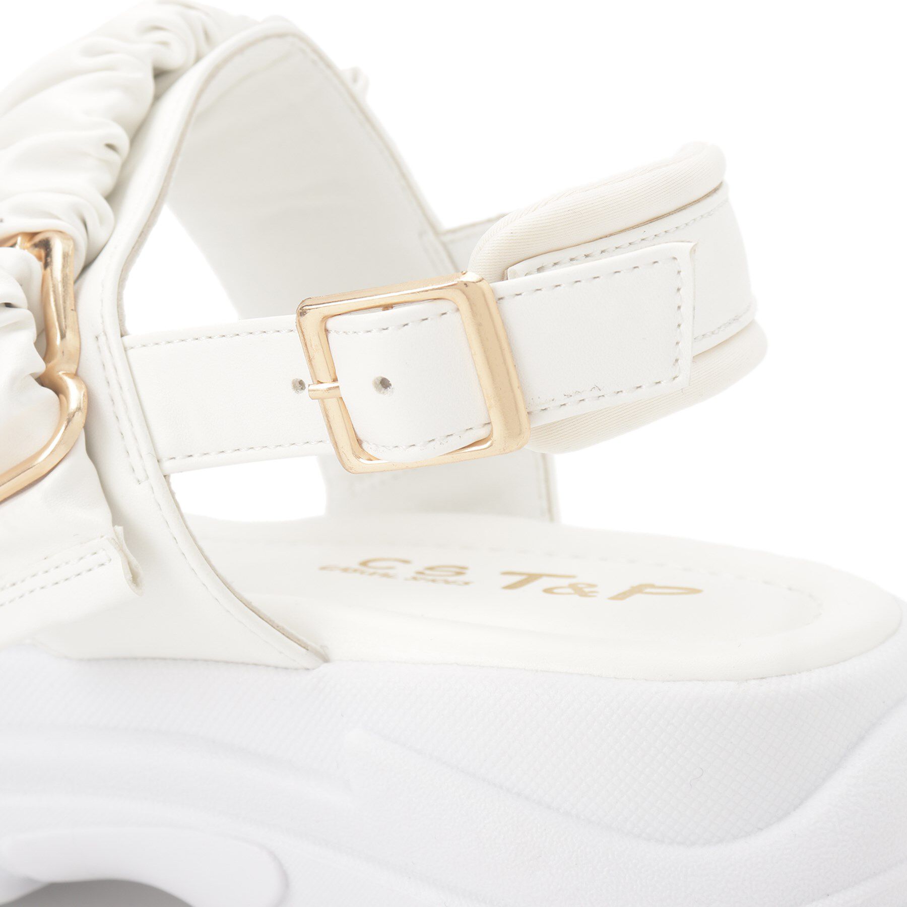 csT&P「厚底クシュクシュベルトスポサン」|サンダル|