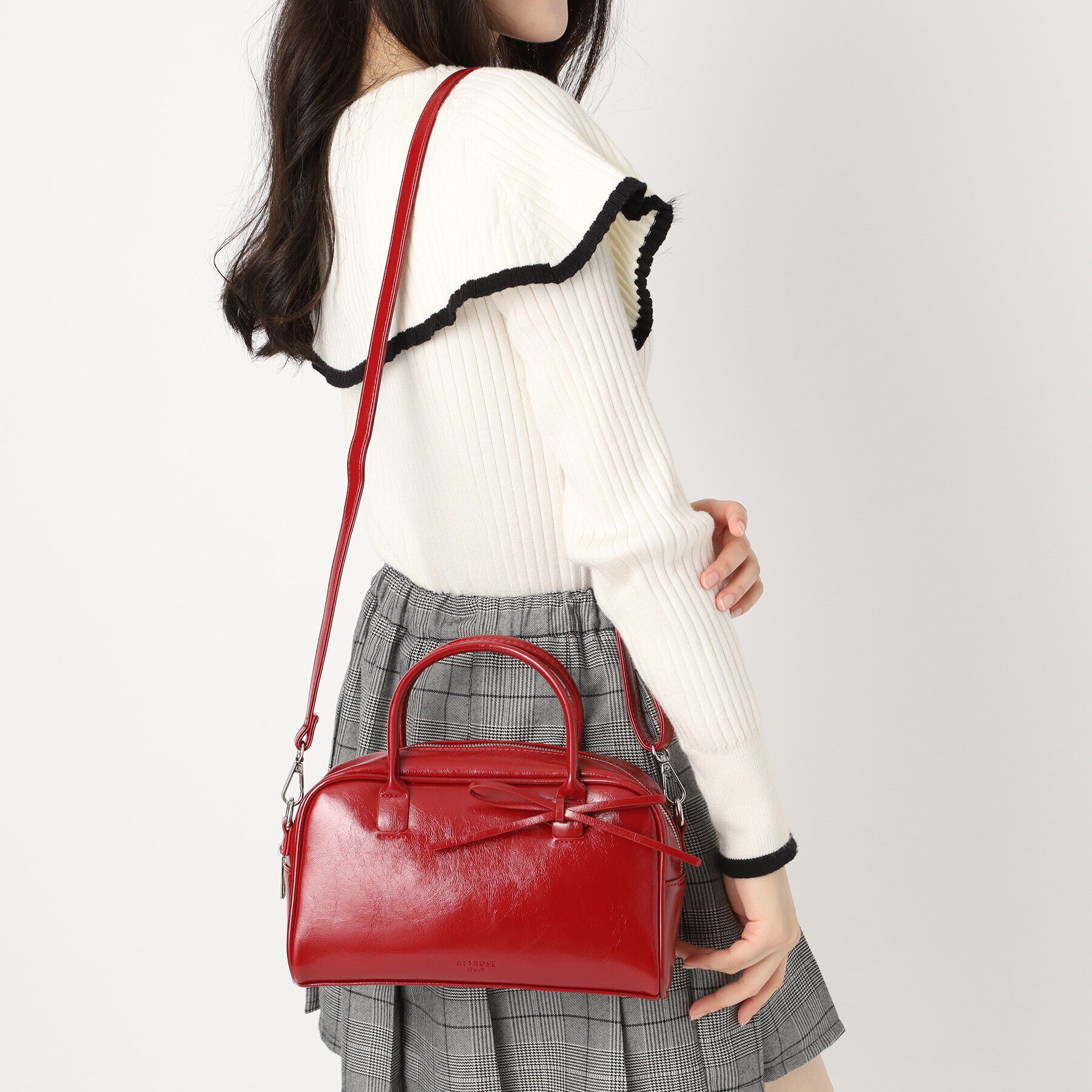 Ober Tashe「2WAY リボン ボストンバッグ」|ボストンバッグ|