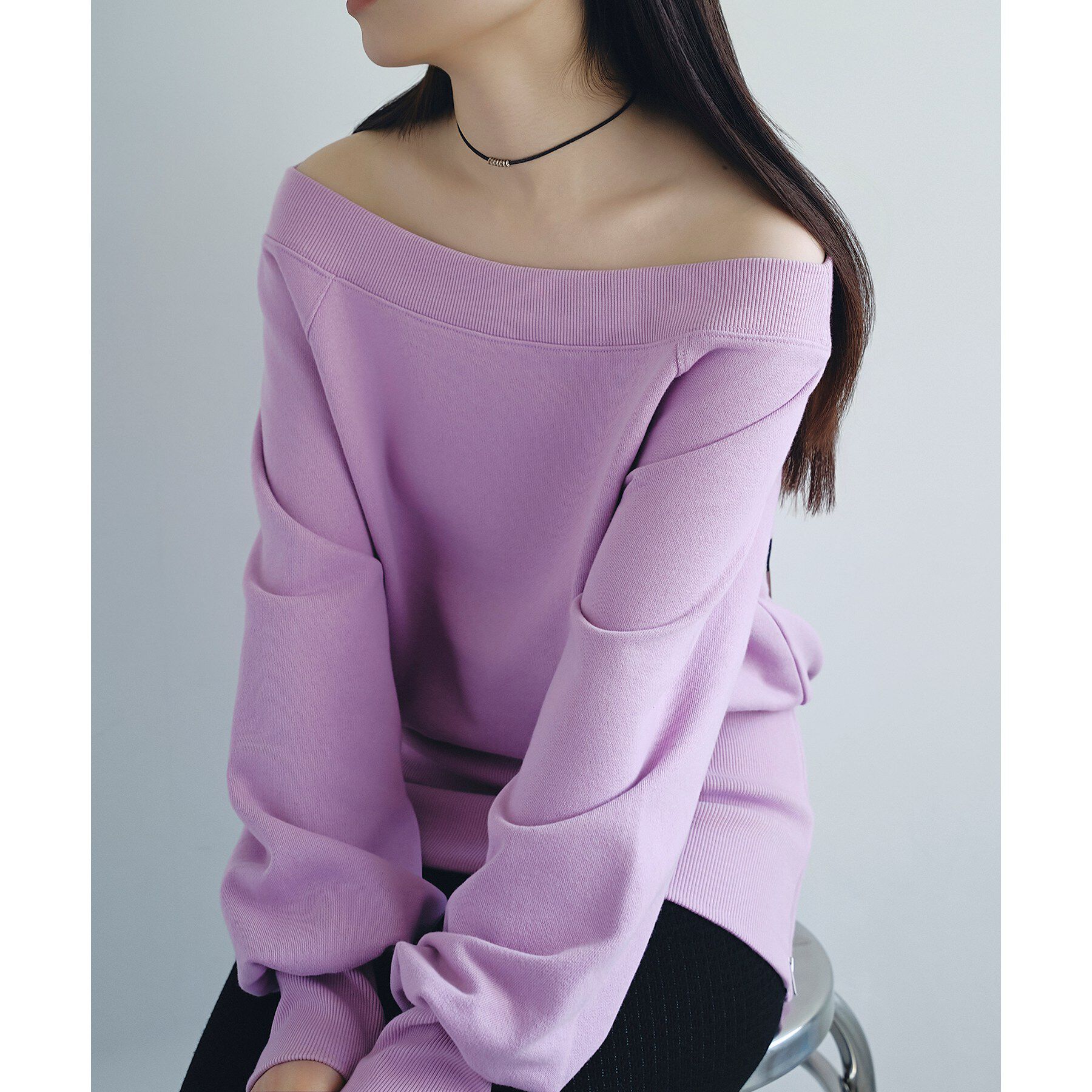 CODE A「off－shoulder sweat」|パーカー|