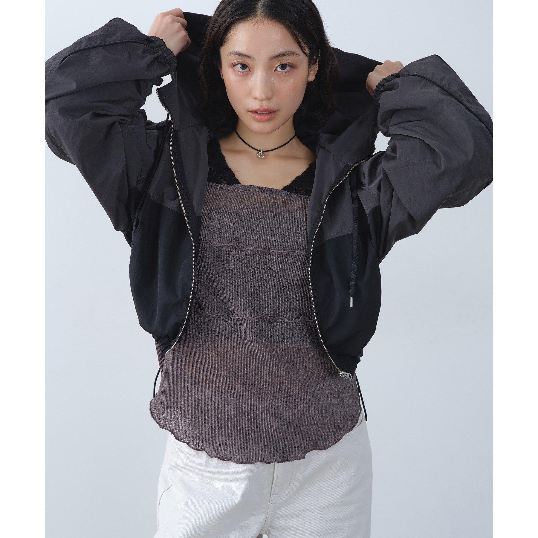 CODE A「urban light crop blouson」|ブルゾン・スタジャン|