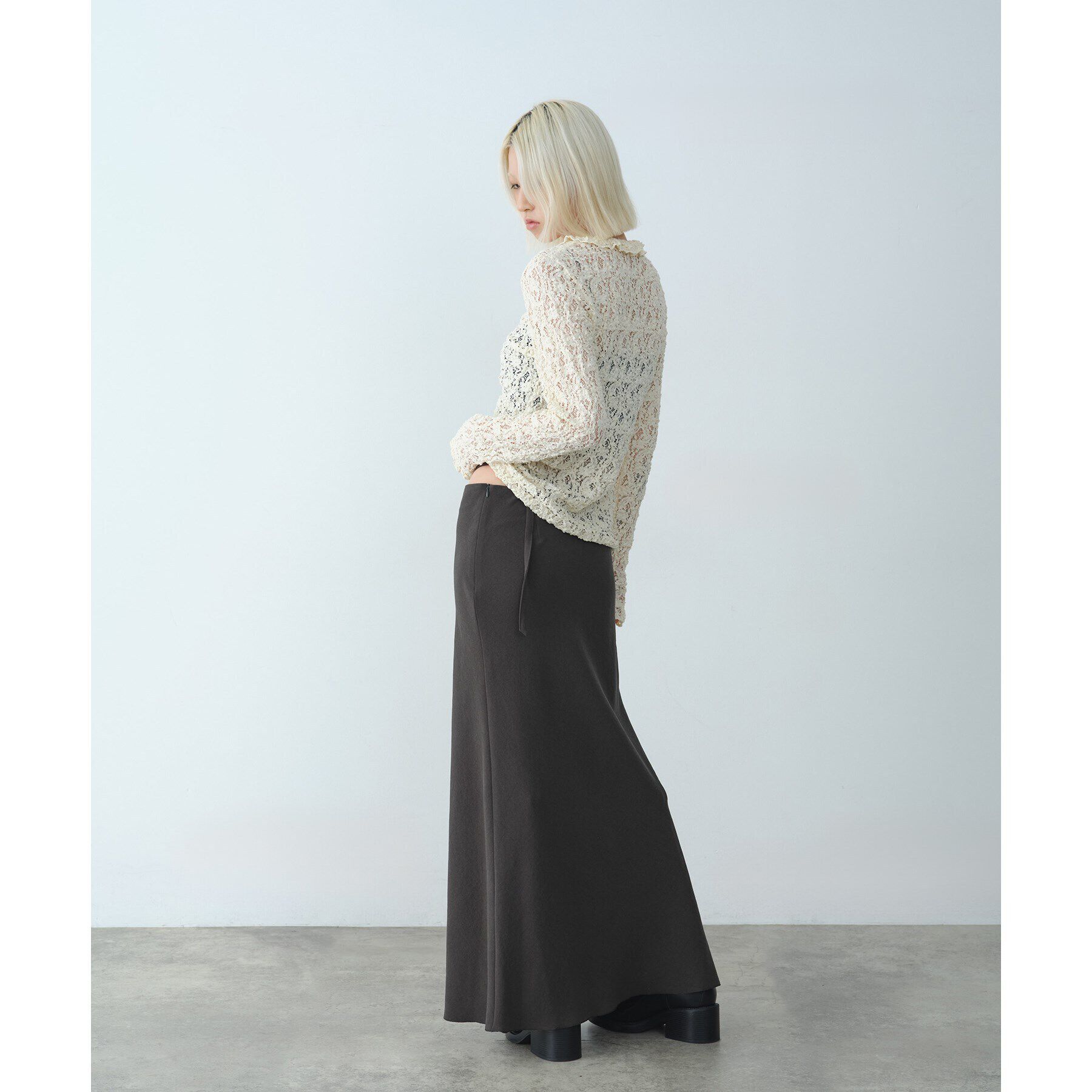 CODE A「【Re】fluffy lace blouse」|シャツ・ブラウス|