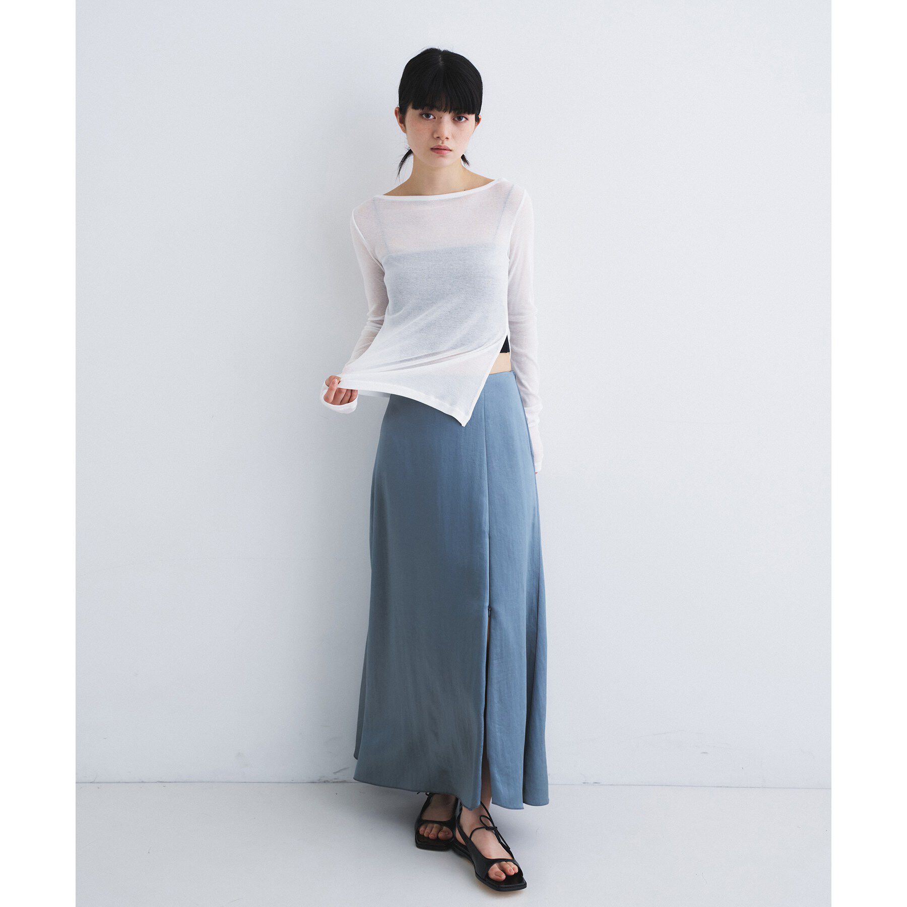 CODE A「jersey ribbon pullover」|Tシャツ・カットソー|