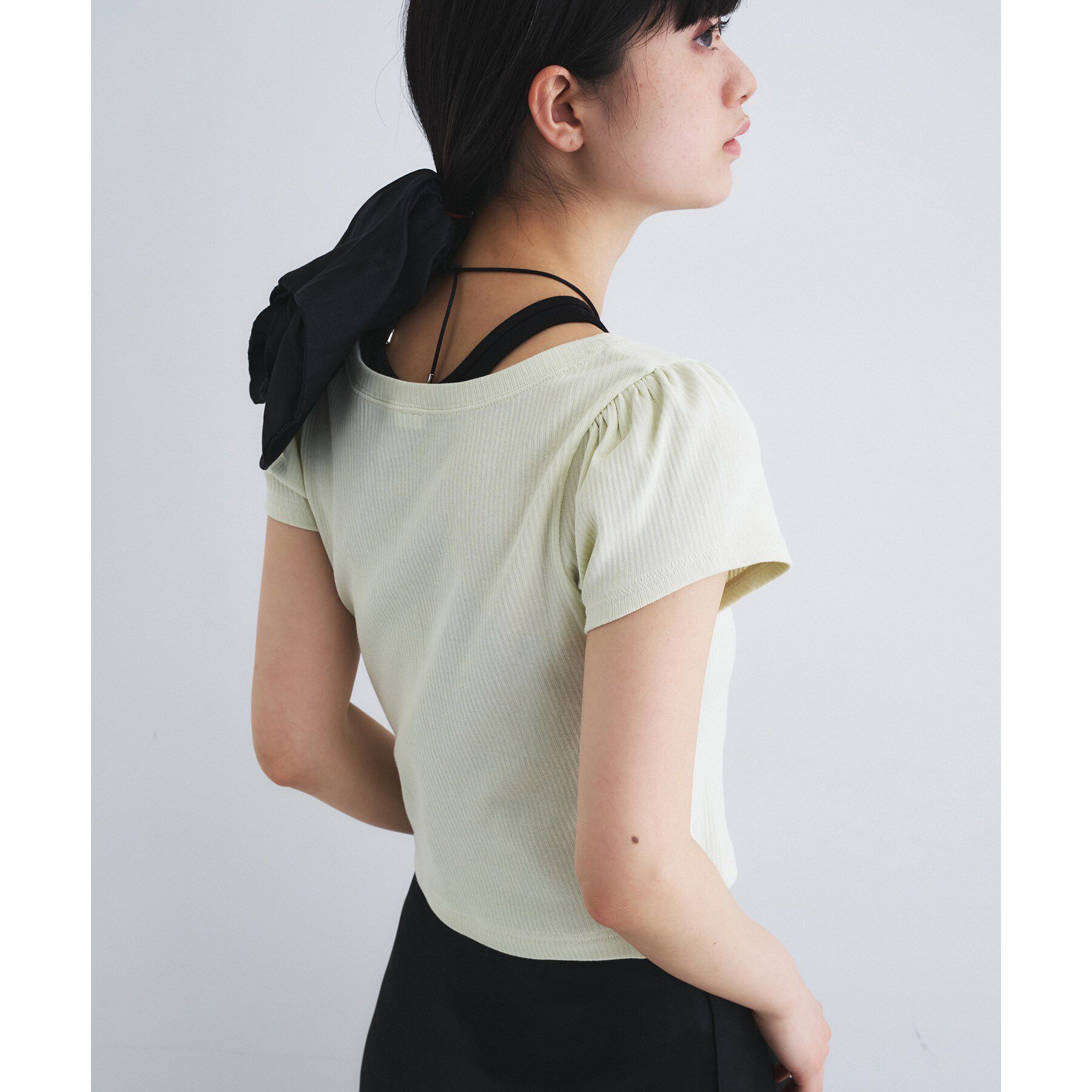 CODE A「M everyday rib button tee」|Tシャツ・カットソー|