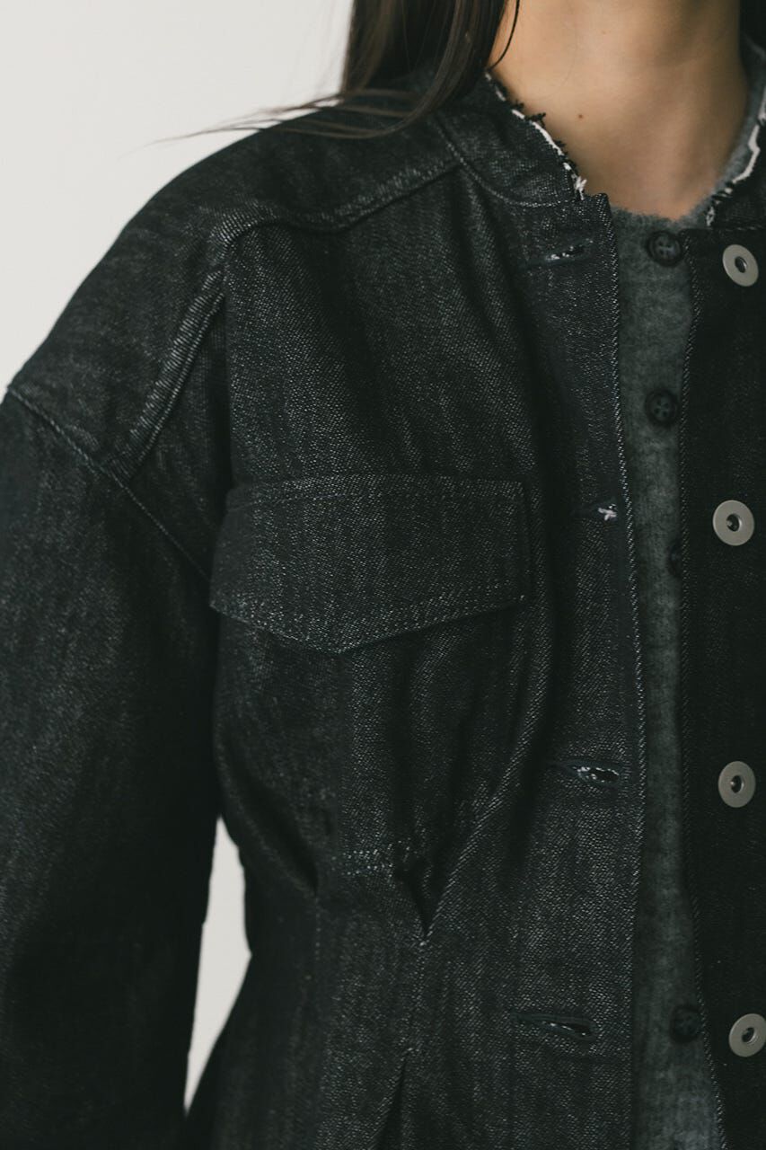 STYLEMIXER「ペプラムデニムジャケット」|デニムジャケット|