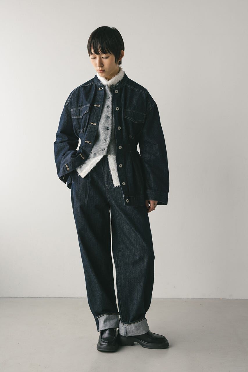 STYLEMIXER「ペプラムデニムジャケット」|デニムジャケット|