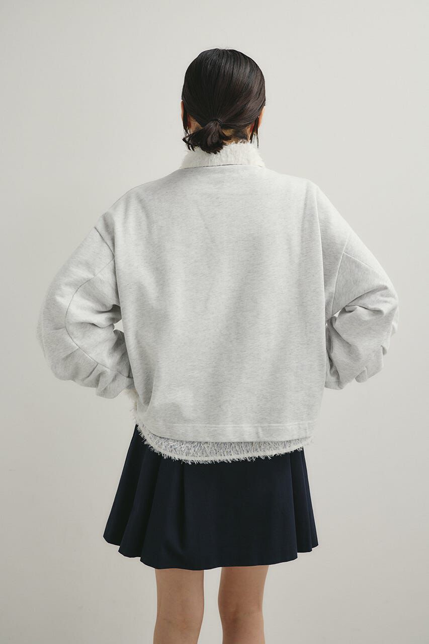 STYLEMIXER「タックスリーブスウェットトップ」|パーカー|