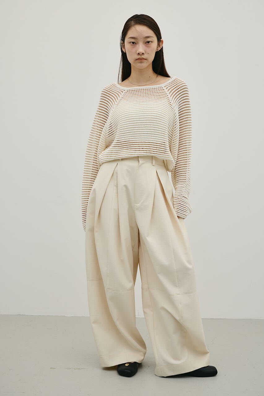 STYLEMIXER「バックオープンメッシュニット」|ニット・セーター|