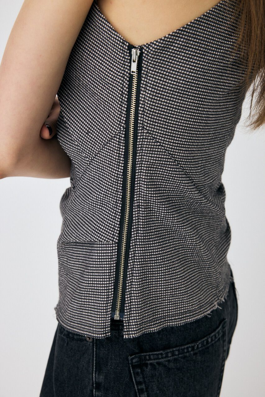 MOUSSY「PLAID ONE SHOULDER ブラウス」|その他|