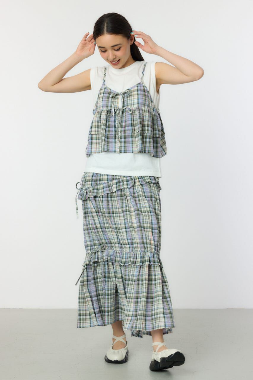 RODEO CROWNS「サマーチェックマルチウェイキャミソール」|キャミソール|