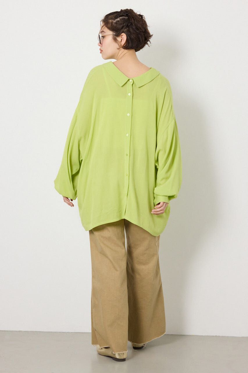 RODEO CROWNS「＜WEB先行アイテム＞レーヨンクレープ2WAYシャツ」|シャツ・ブラウス|