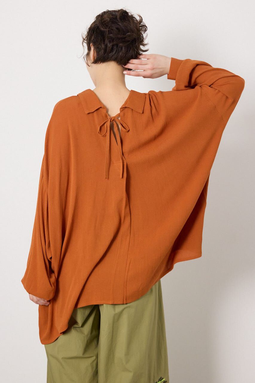 RODEO CROWNS「＜WEB先行アイテム＞レーヨンクレープ2WAYシャツ」|シャツ・ブラウス|