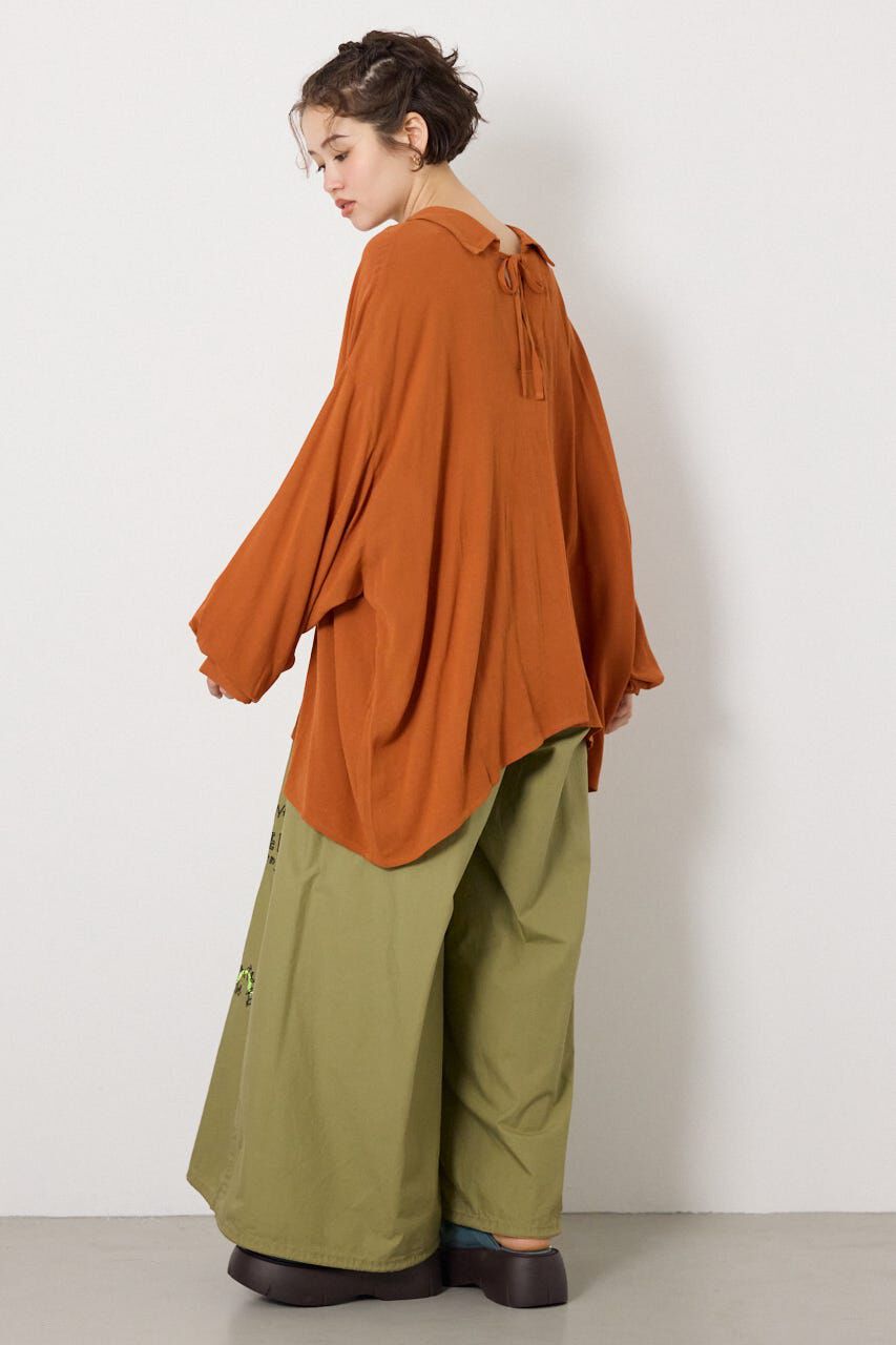 RODEO CROWNS「＜WEB先行アイテム＞レーヨンクレープ2WAYシャツ」|シャツ・ブラウス|