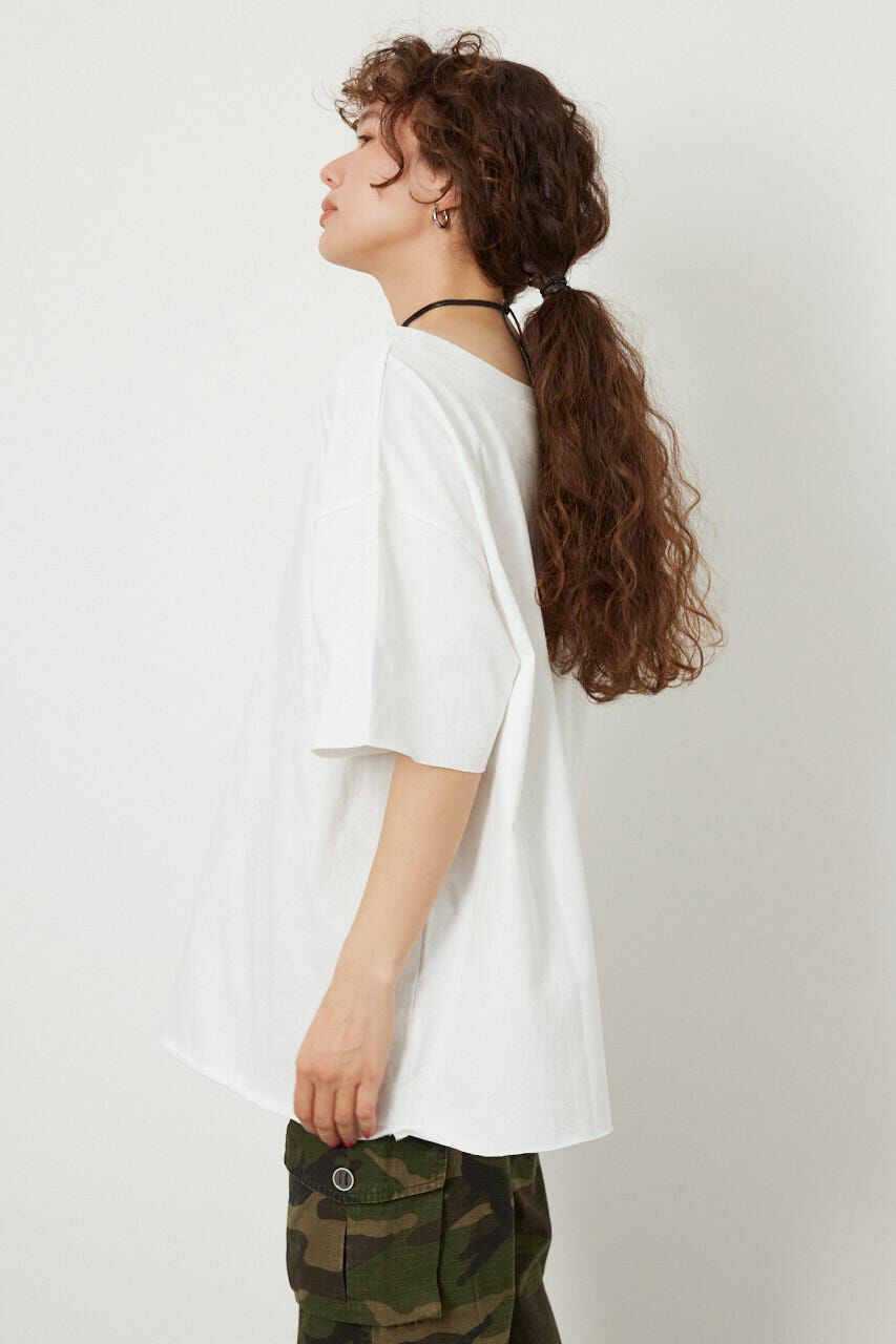 RODEO CROWNS「＜WEB先行アイテム＞ピグメントルーズオフショルTシャツ」|Tシャツ・カットソー|