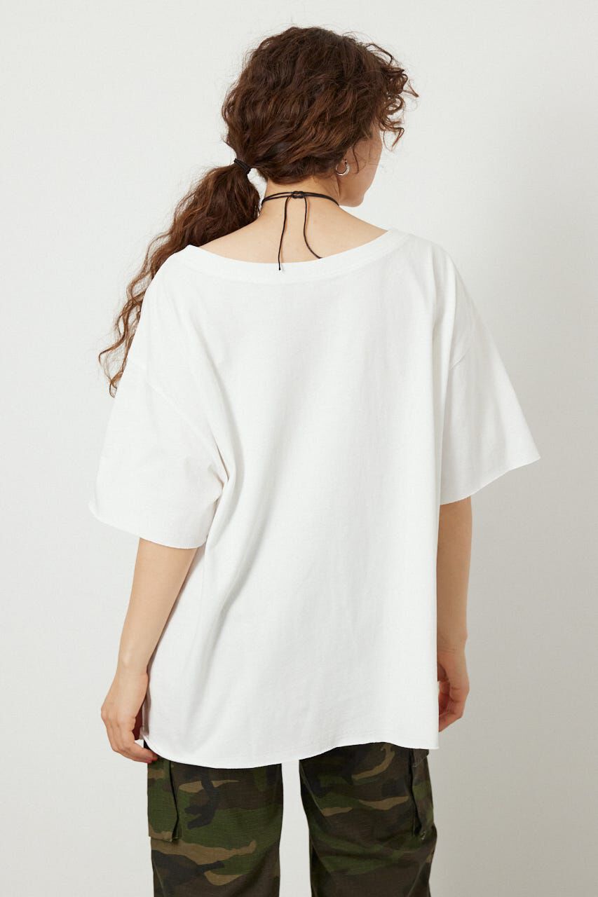 RODEO CROWNS「＜WEB先行アイテム＞ピグメントルーズオフショルTシャツ」|Tシャツ・カットソー|