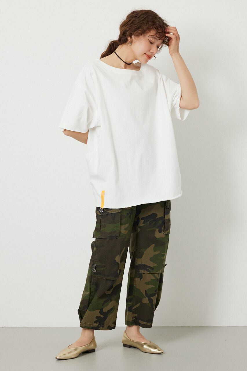 RODEO CROWNS「＜WEB先行アイテム＞ピグメントルーズオフショルTシャツ」|Tシャツ・カットソー|