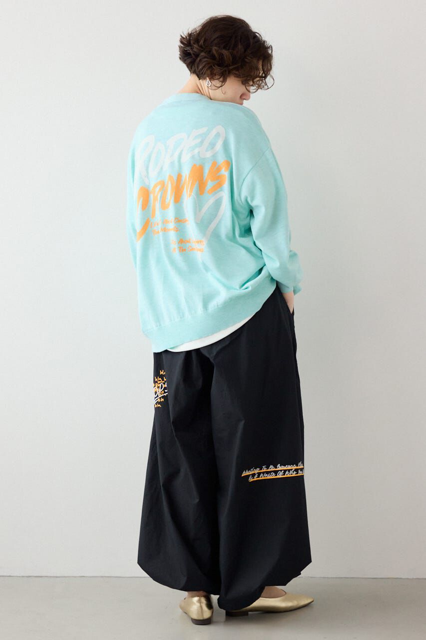 RODEO CROWNS「ネオンカラーロゴニットカーディガン」|カーディガン|