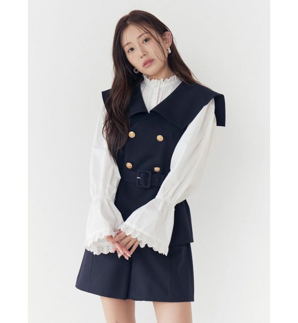 CALNAMUR「ダブルブレストビッグカラージレ」|その他|