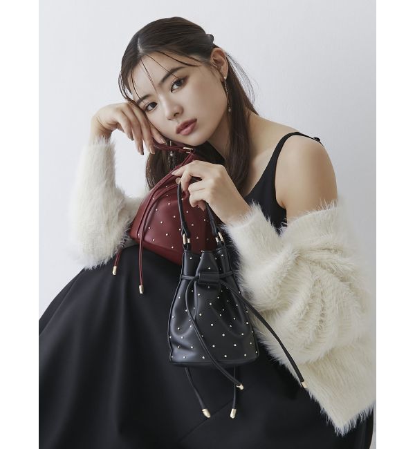 RESEXXY「スタッズコンパクトバッグ」|ハンドバッグ|