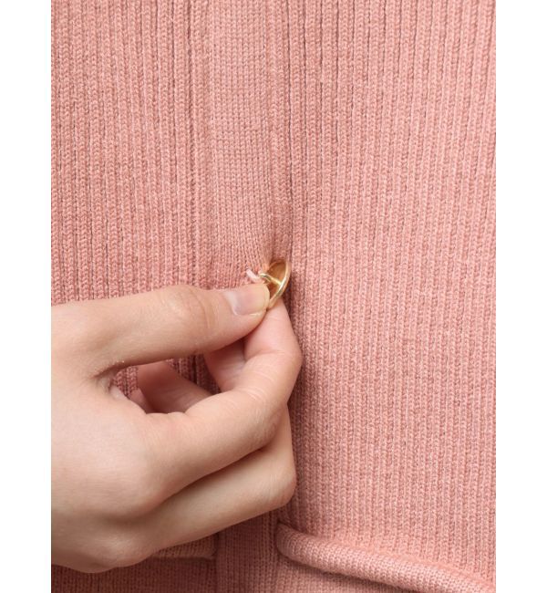 RESEXXY「ゴールドボタンタイトニットワンピース」|ワンピース|