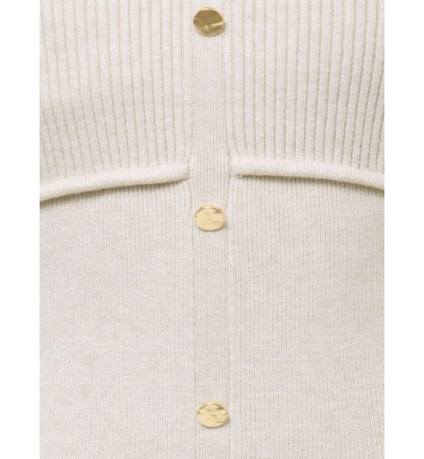 RESEXXY「ゴールドボタンタイトニットワンピース」|ワンピース|