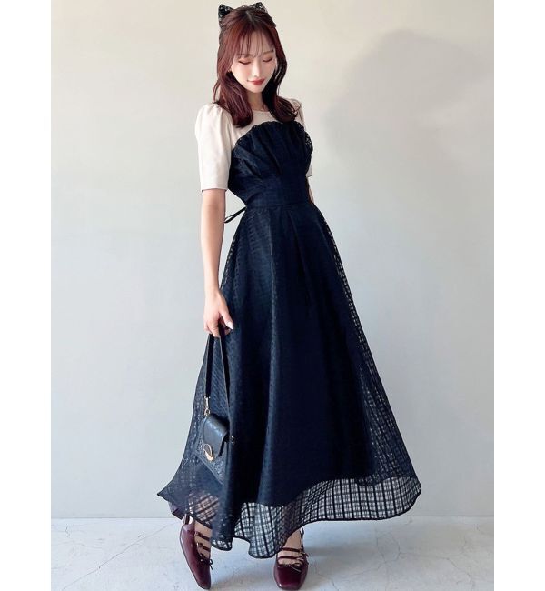 RESEXXY「バルーンヘムドッキングワンピース」|ワンピース|