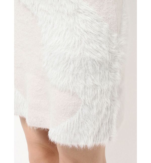 RESEXXY「フェザーニットレイヤードワンピース」|ワンピース|