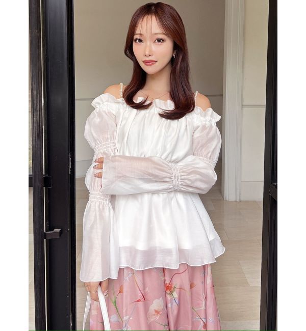 RESEXXY「ボリュームギャザーオフショルブラウス」|シャツ・ブラウス|