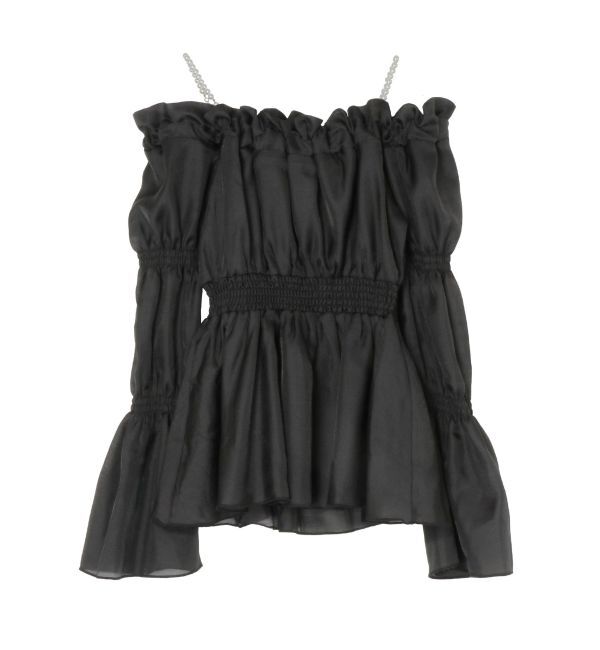 RESEXXY「ボリュームギャザーオフショルブラウス」|シャツ・ブラウス|