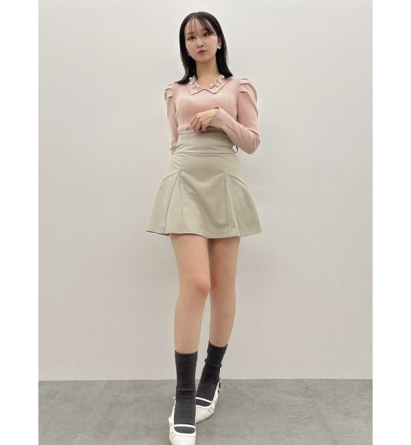 dazzlin「2WAYダブルレースアップコルセットミニスカート」|スカート|