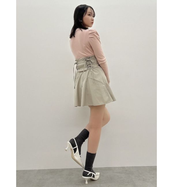 dazzlin「2WAYダブルレースアップコルセットミニスカート」|スカート|