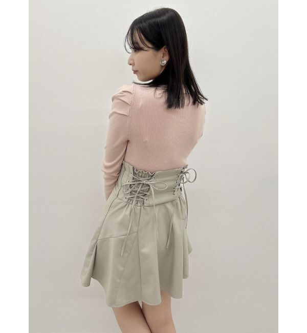 dazzlin「2WAYダブルレースアップコルセットミニスカート」|スカート|