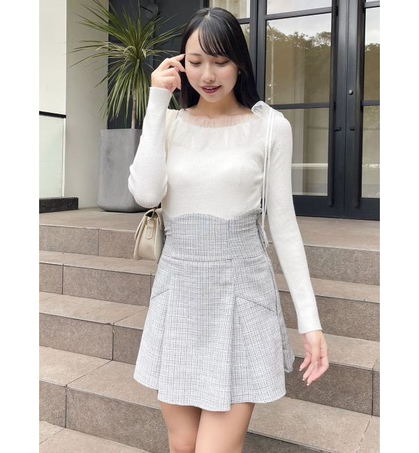 dazzlin「2WAYダブルレースアップコルセットミニスカート」|スカート|