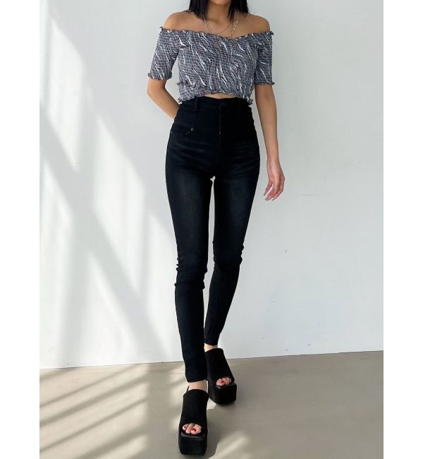 EMODA「フィットクロスバンドトップ」|Tシャツ・カットソー|