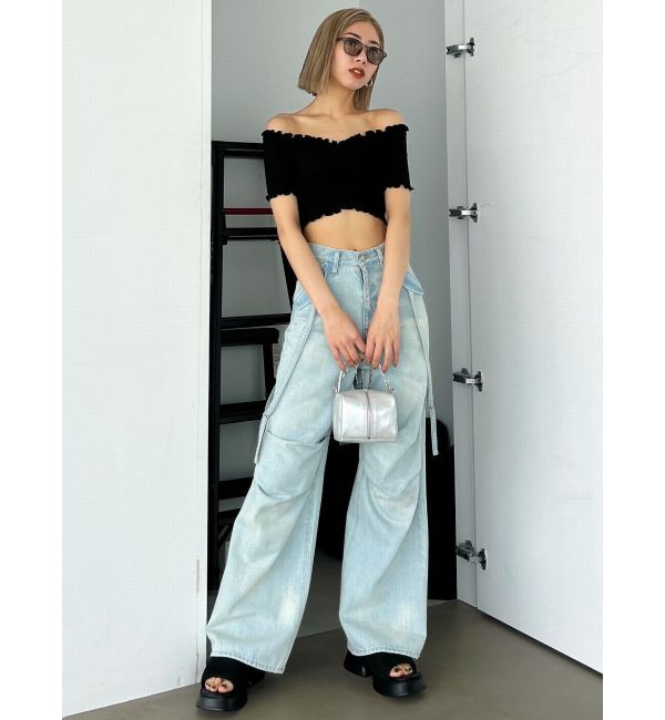 EMODA「フィットクロスバンドトップ」|Tシャツ・カットソー|