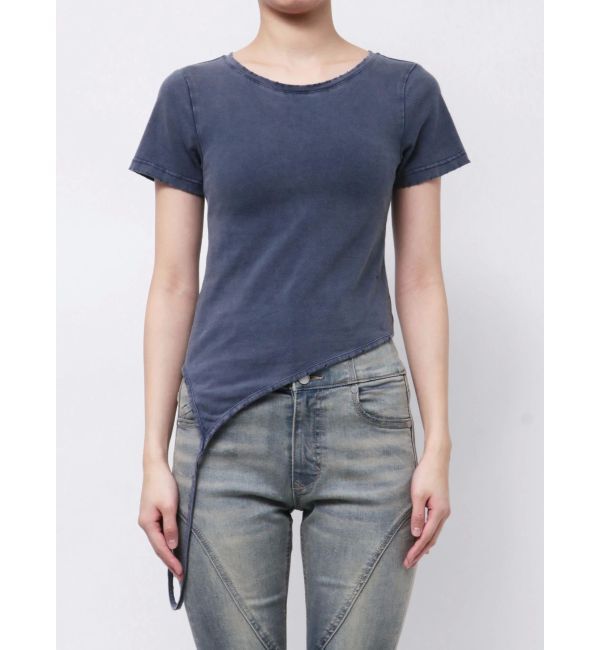 EMODA「ハングストリングTシャツ」|Tシャツ・カットソー|ネイビー