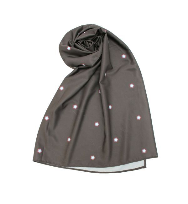 EMODA「グロスパターンスカーフ」|バンダナ・スカーフ|ブラック