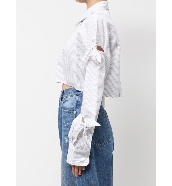 EMODA「ノットスリーブオーバーシャツ」|シャツ・ブラウス|