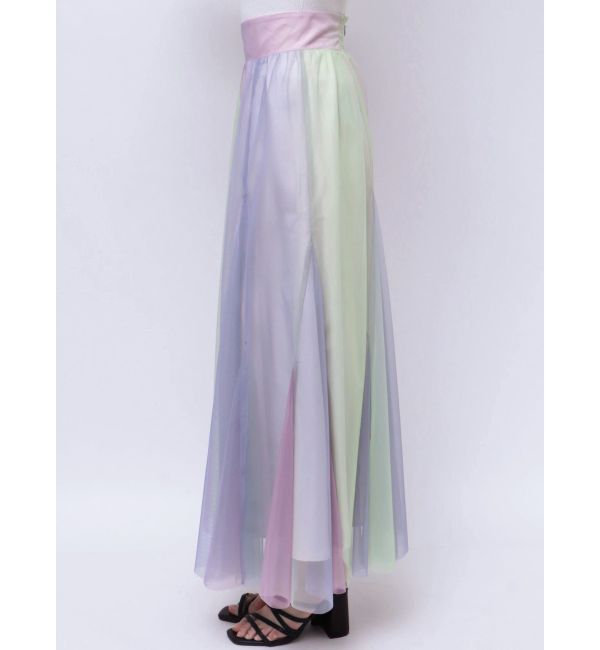 MERCURYDUO「グラデーションチュールボリュームスカート」|スカート|
