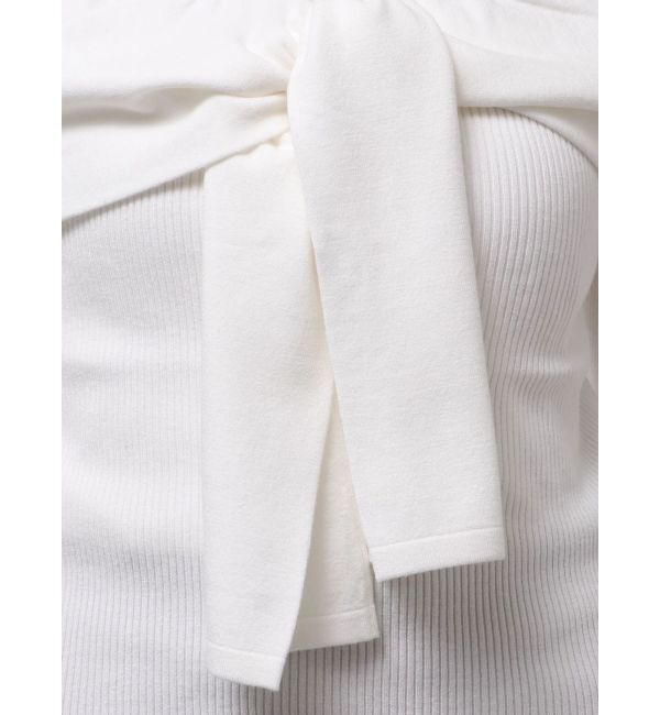MERCURYDUO「レイヤードライクツイストニット」|ニット・セーター|
