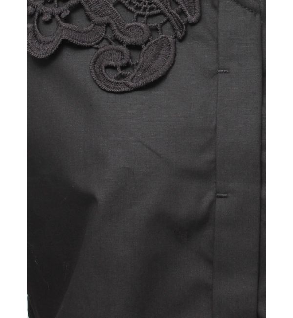 MERCURYDUO「レース衿パワショルブラウス」|シャツ・ブラウス|