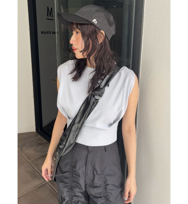 MURUA「ウエストタックノースリトップス」|Tシャツ・カットソー|