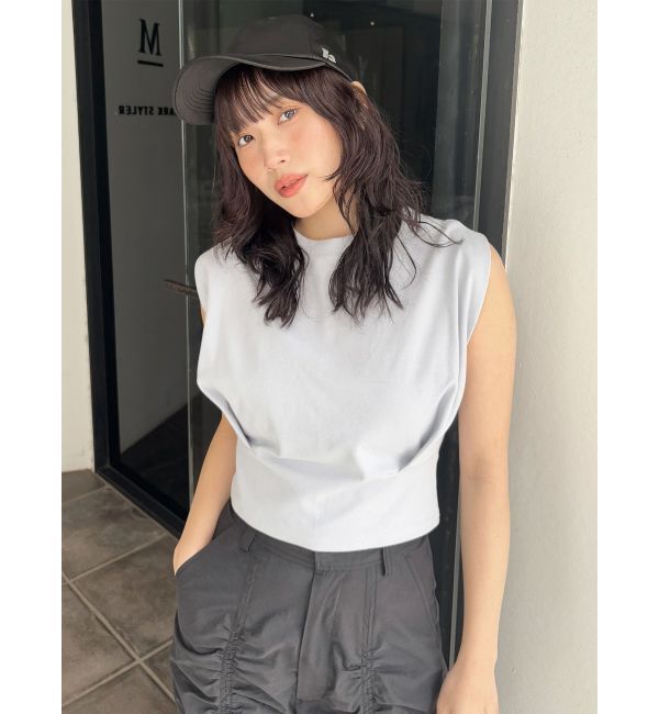 MURUA「ウエストタックノースリトップス」|Tシャツ・カットソー|