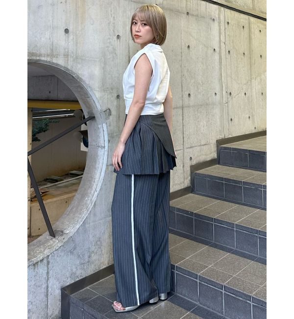 MURUA「ウエストタックノースリトップス」|Tシャツ・カットソー|