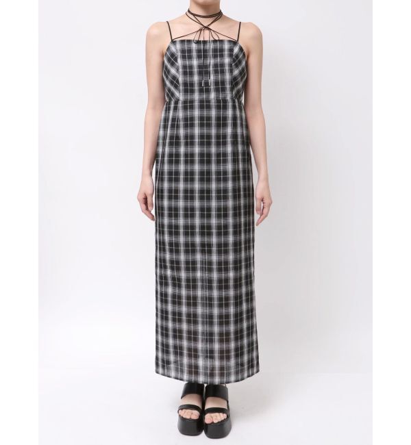 MURUA「2WAYチェックキャミワンピース」|ワンピース|