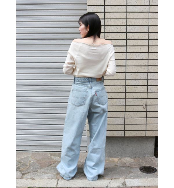 Ungrid「オフショルデザインロングスリーブTee」|Tシャツ・カットソー|