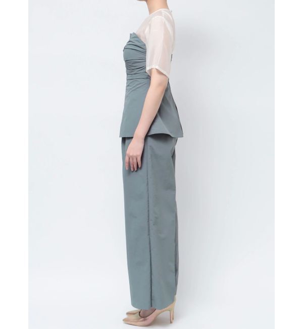 LAGUNAMOON「LADYギャザーペプラムパンツドレス」|ドレス|