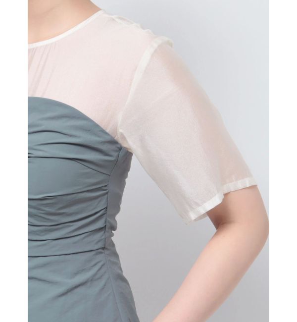 LAGUNAMOON「LADYギャザーペプラムパンツドレス」|ドレス|