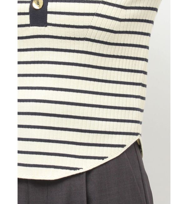 LAGUNAMOON「カラーネックラインニットプルオーバー」|ニット・セーター|