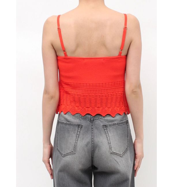 LAGUNAMOON「スカラップヘムレースニットアンサンブル」|ニット・セーター|